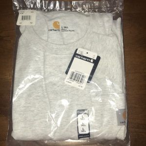 Carhartt Grey Long Sleeve Pocket Tee